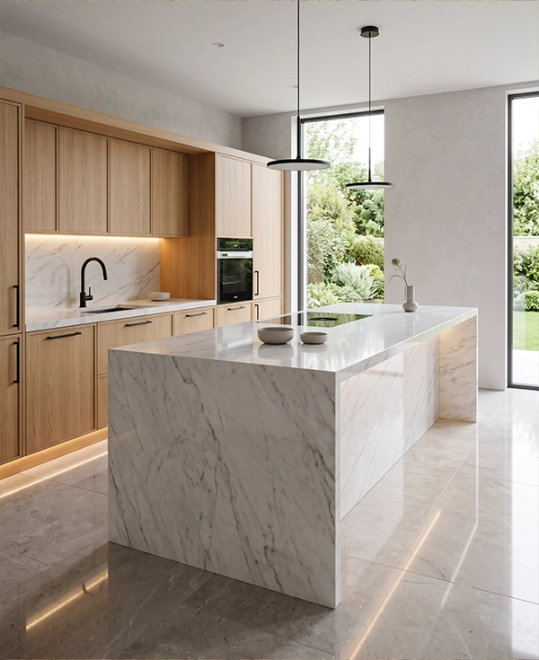 Banswara White Marble countertop