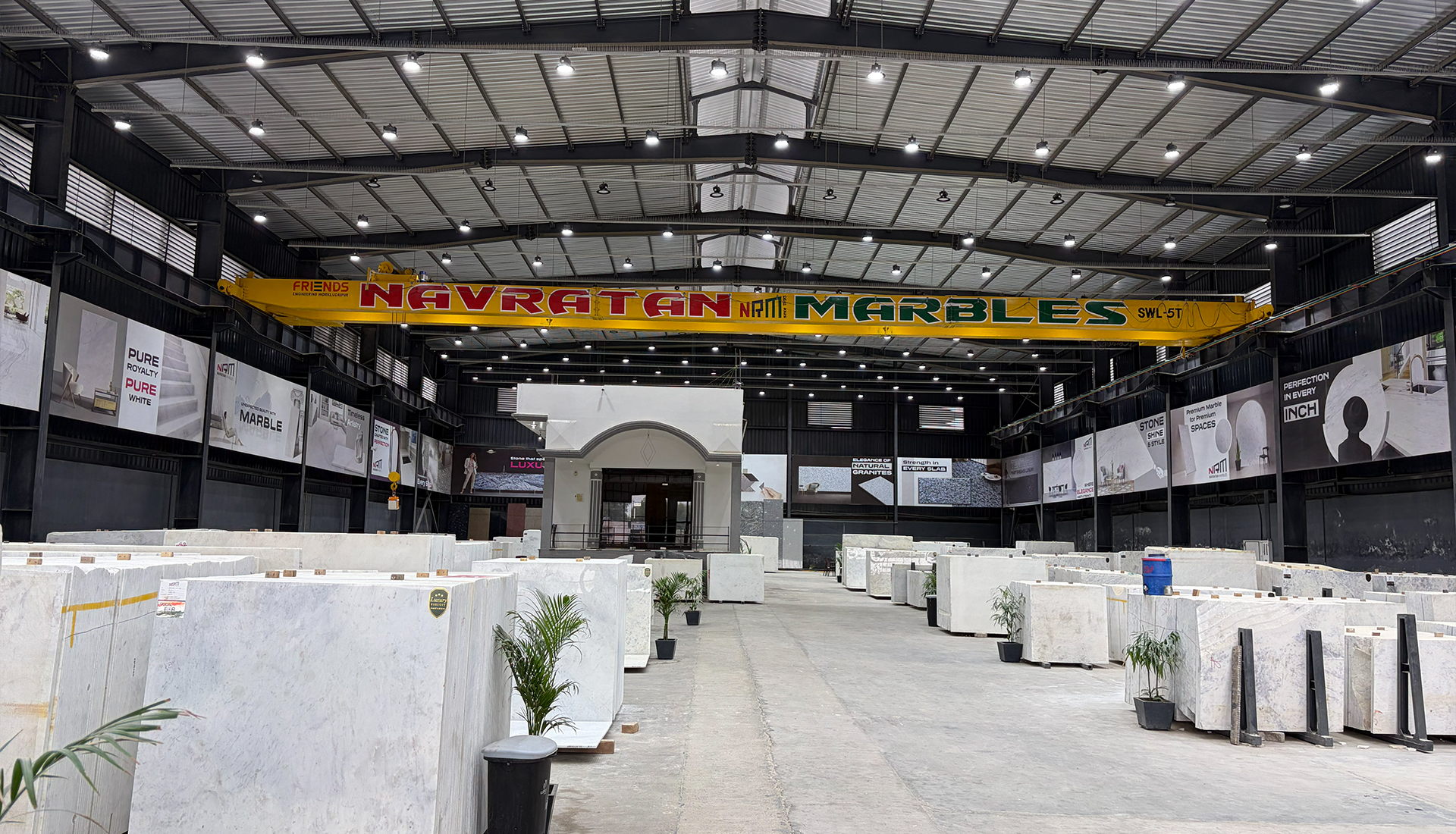 Navratan Marbles Warehouse - Banswara White Marble Blocks