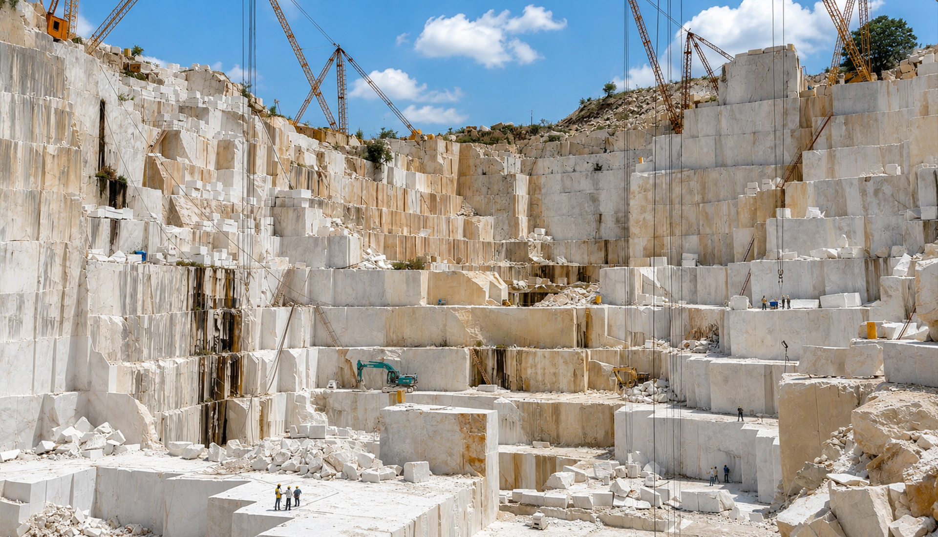 Navratan Marbles Quarry - Banswara White Marble Source