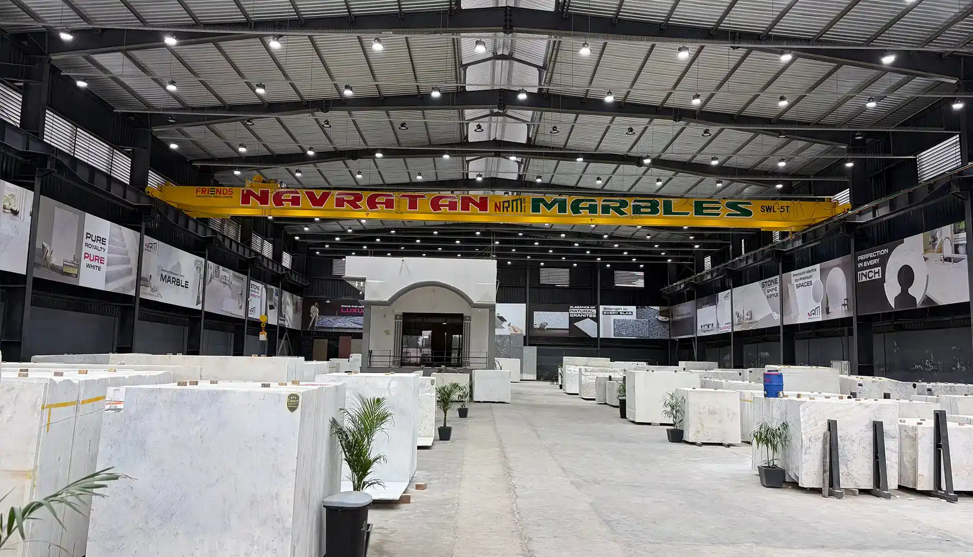 Navratan Marbles Warehouse - Banswara White Marble Blocks